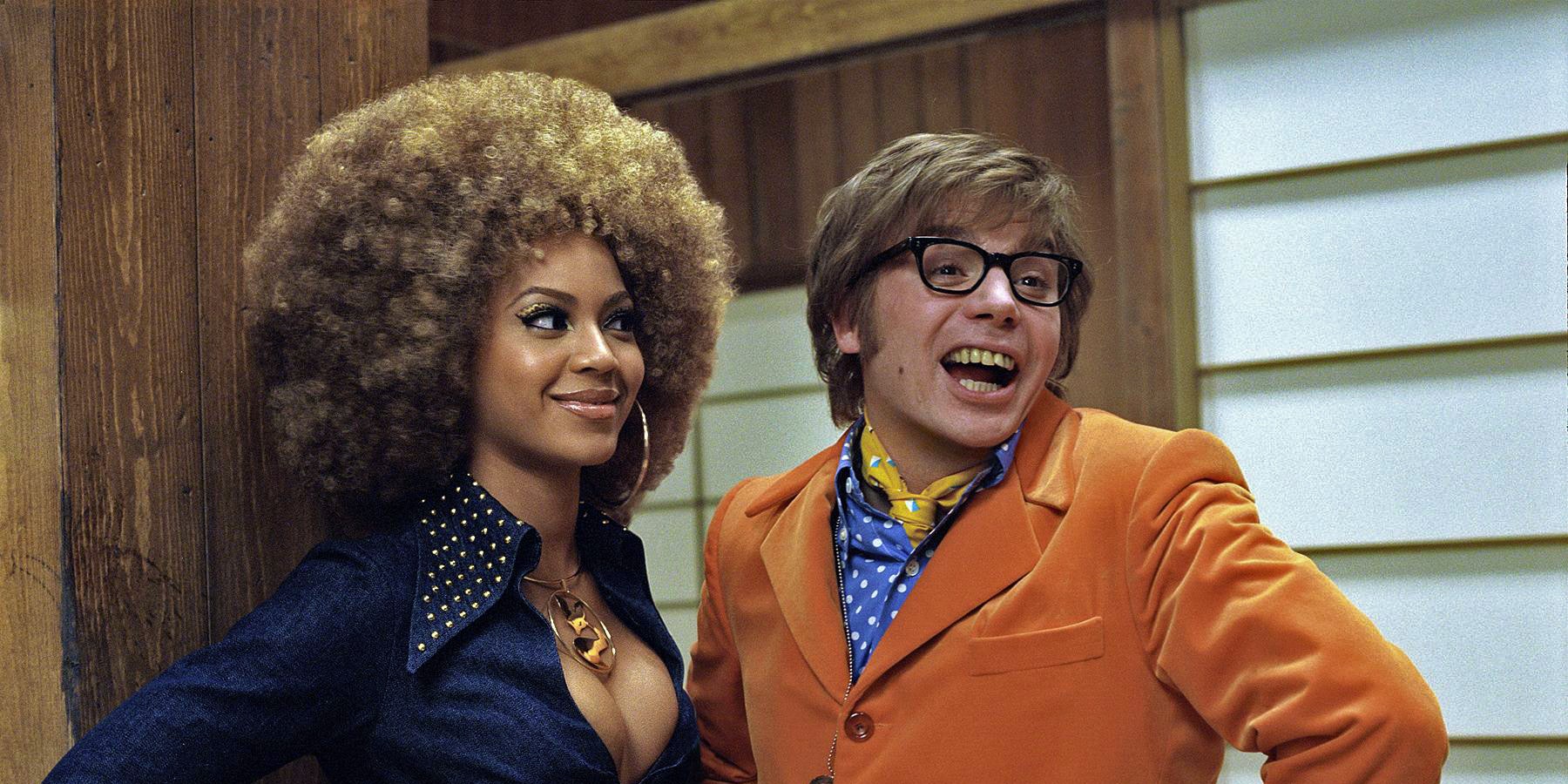 Beyoncé y Mike Myers en 'Goldmember' 