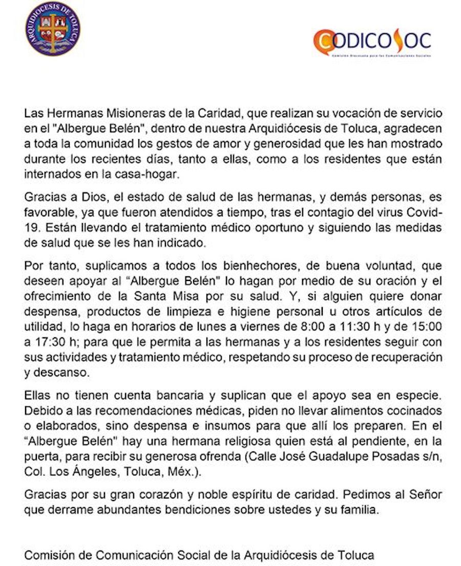 covid-albergue-monjas-toluca