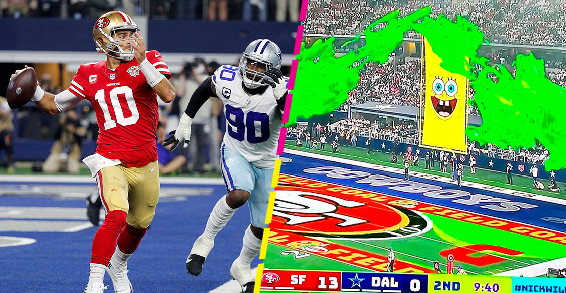 Dallas Cowboys y San Francisco 49ers imponen récord en TV gracias a la transmisión en Nickelodeon