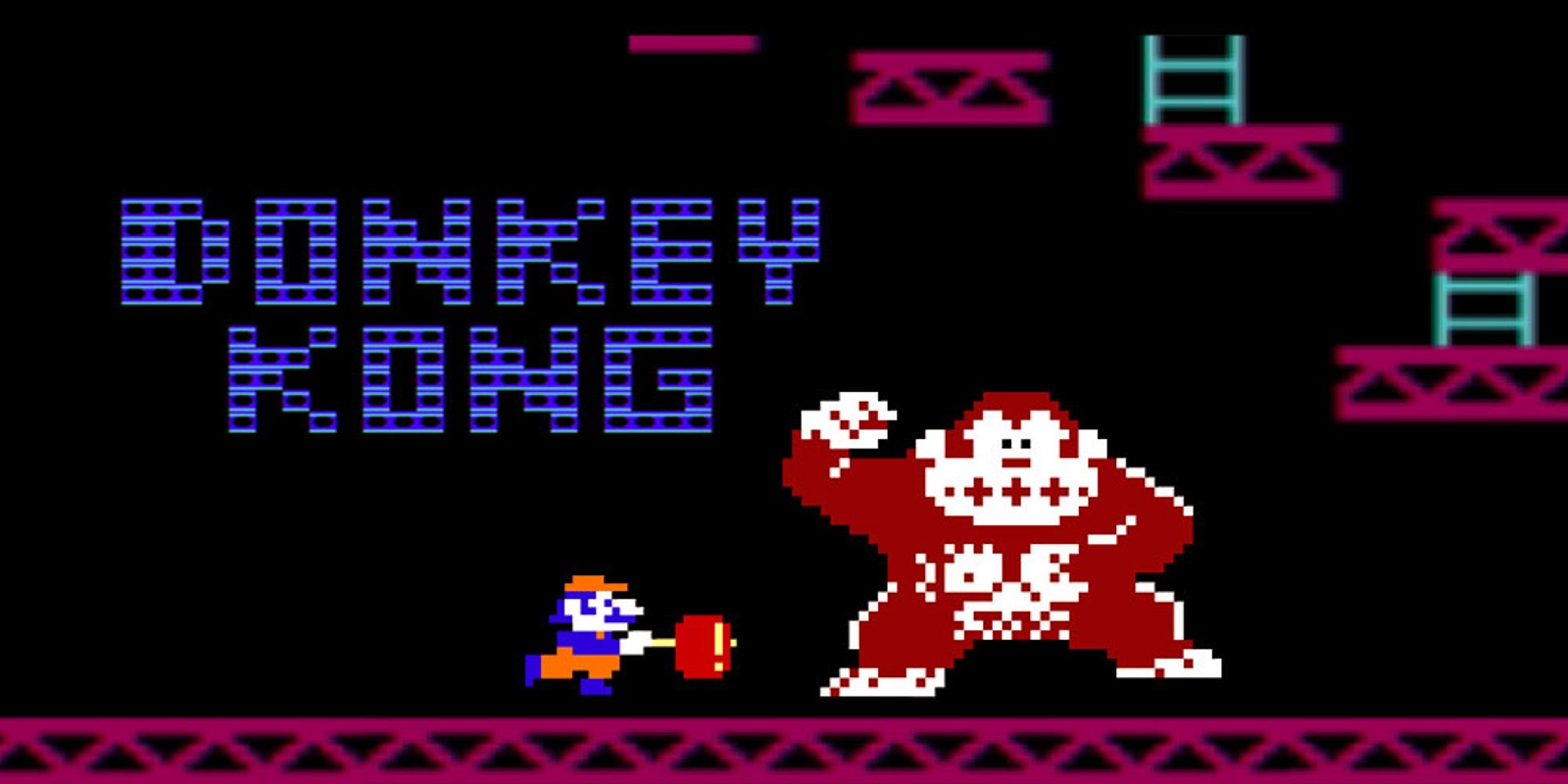 Donkey Kong en su edición original de 1981 para Nintendo