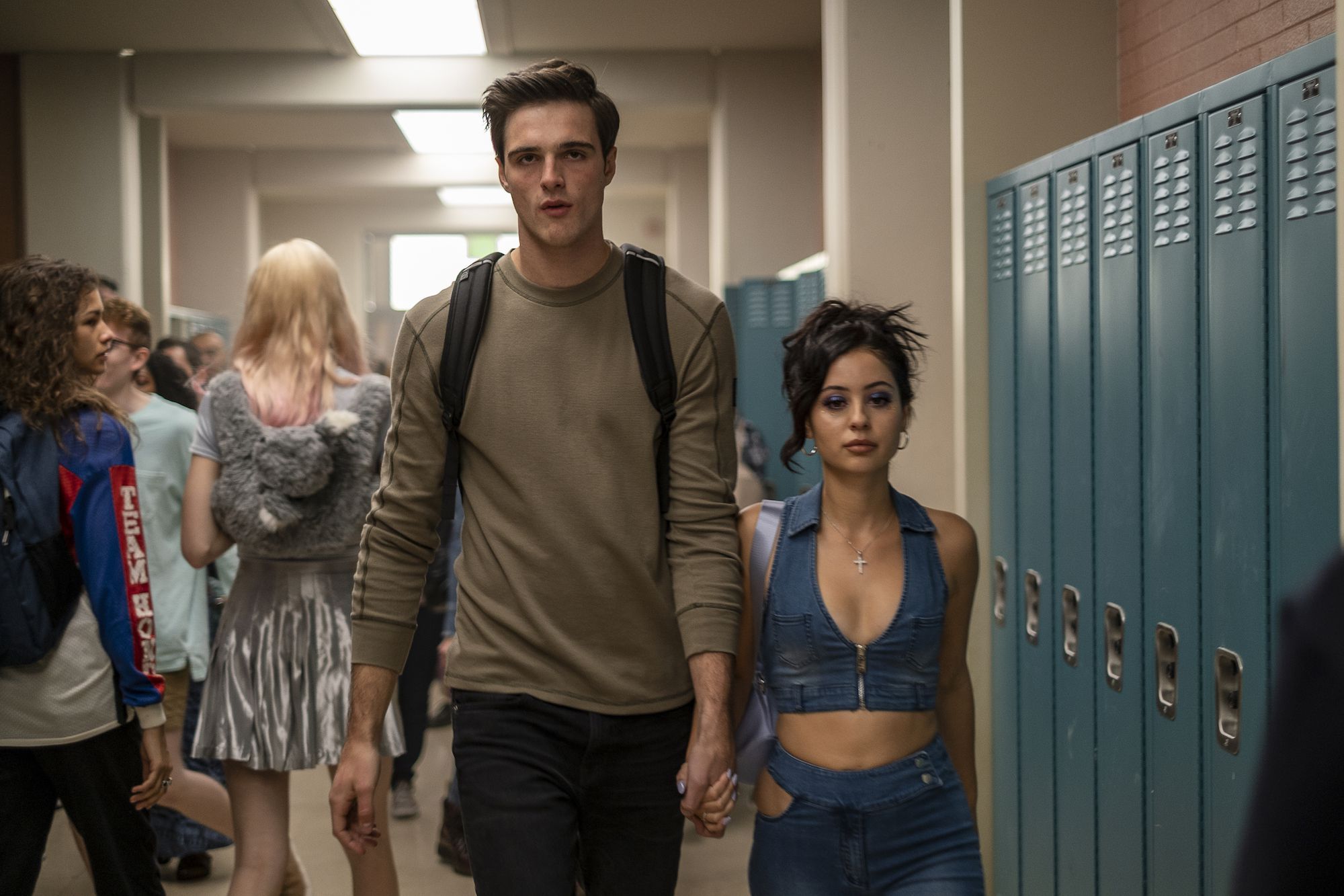Jacob Elordi y Alexa Demie en 'Euphoria'