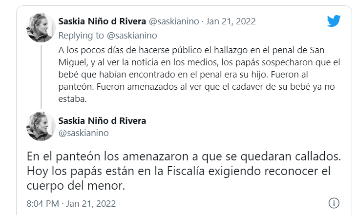 Fiscalía de CDMX ya investiga posible exhumación de bebé tras hallazgo en penal de Puebla