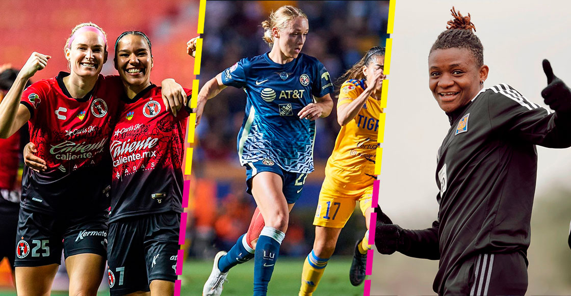 Las 18 futbolistas extranjeras del Clausura 2022 de la Liga MX Femenil