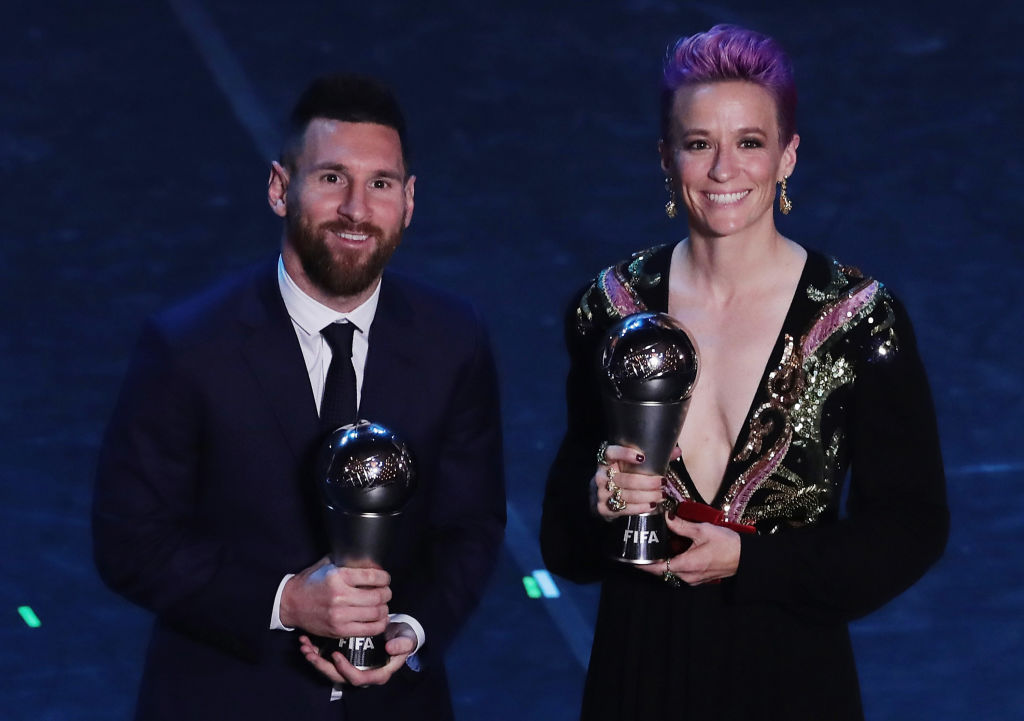 La lista con los ganadores y las ganadoras del premio The Best FIFA