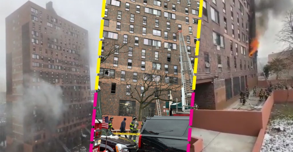 Reportan al menos 31 heridos graves por incendio en edificio del Bronx, en Nueva York