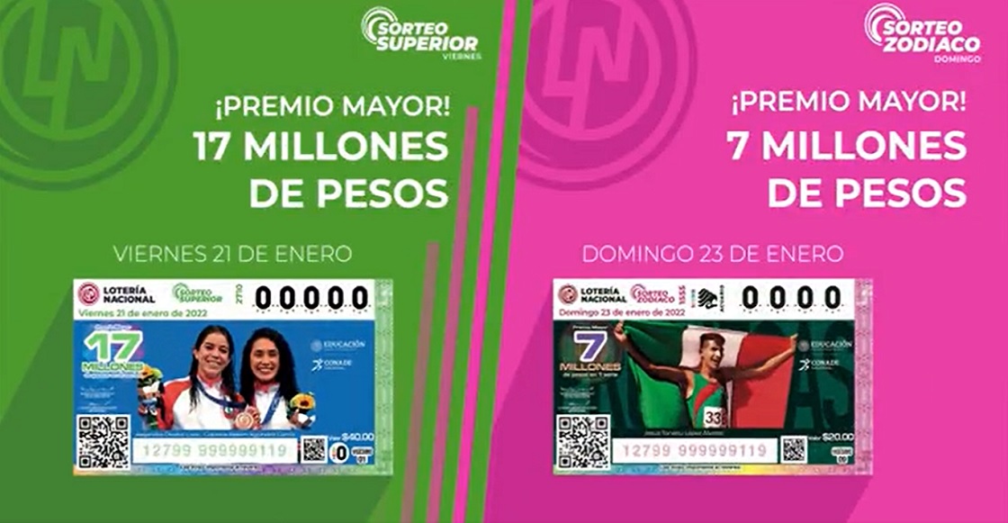 loteria nacional medallistas olimpicos