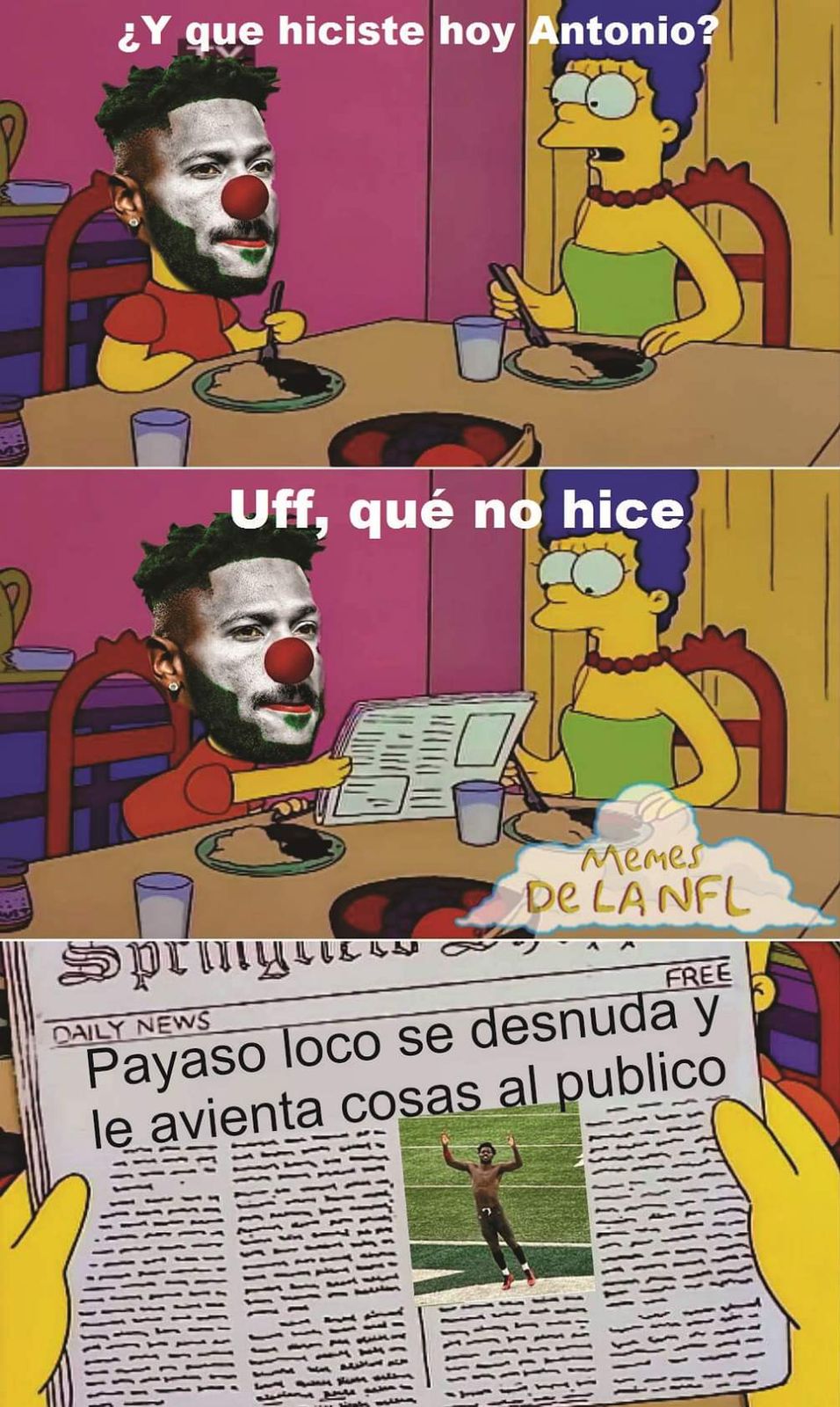 Meme de la semana 17 de la NFL