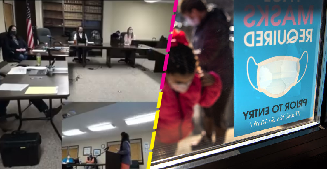 Mujer amenaza con llevar armas a escuela de sus hijos en rechazo al cubrebocas