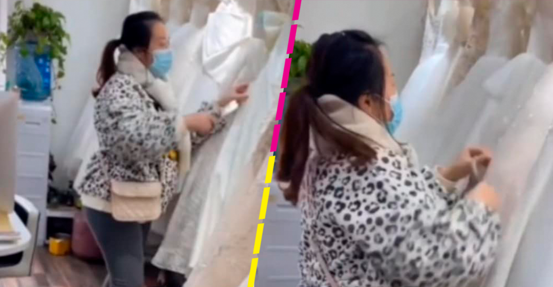 ¿Se pasó? Mujer destruye 32 vestidos de novia luego de que se pospusiera su boda