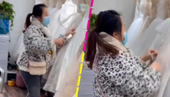 ¿Se pasó? Mujer destruye 32 vestidos de novia luego de que se pospusiera su boda