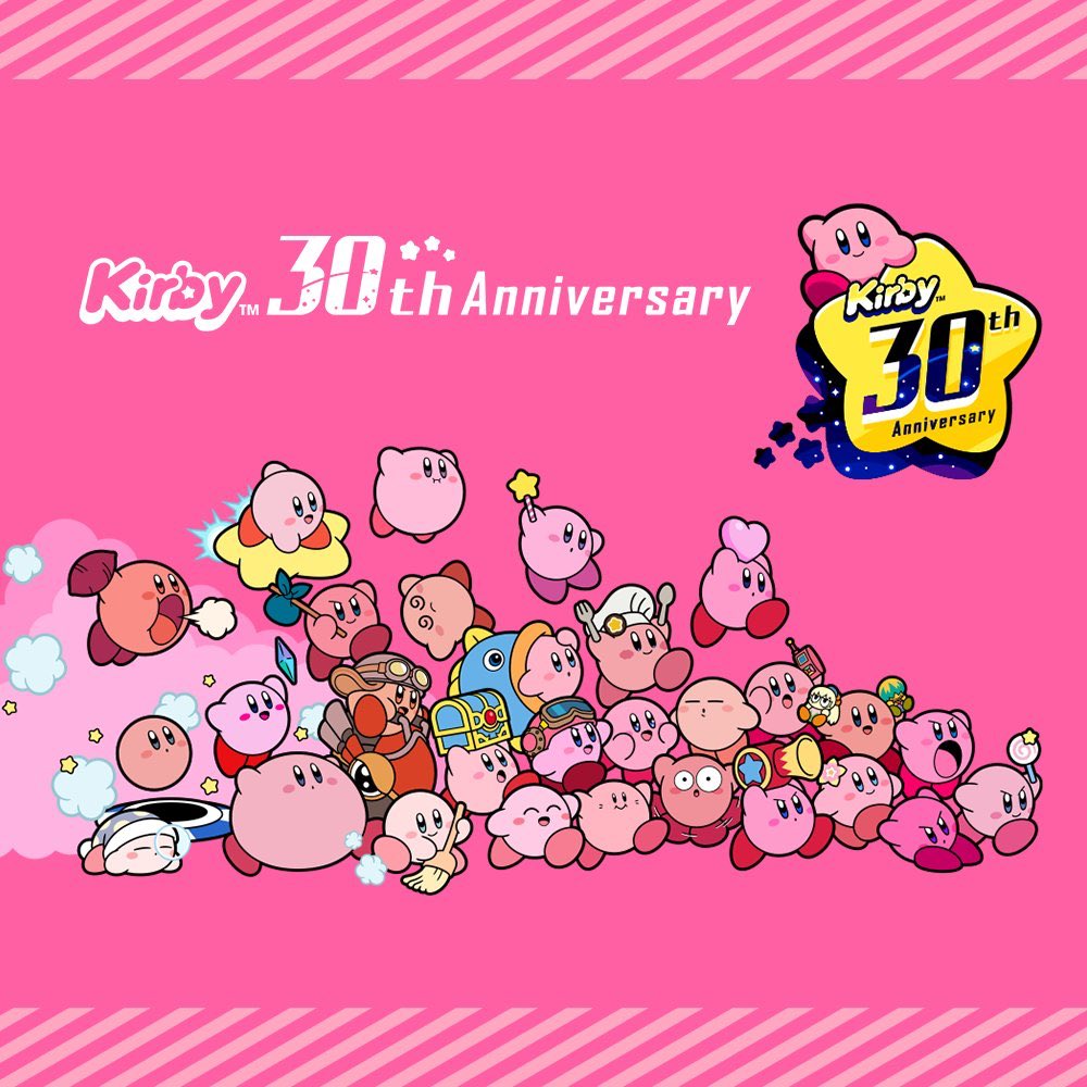 Imagen de Nintendo por el 30 aniversario de Kirby
