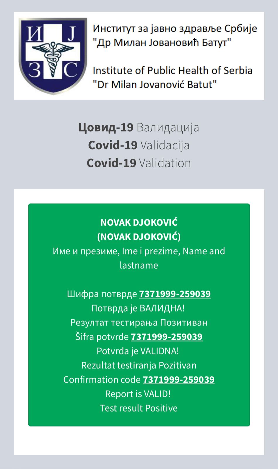 Australia investiga supuestas mentiras de Novak Djokovic en el juicio que le devolvió la visa