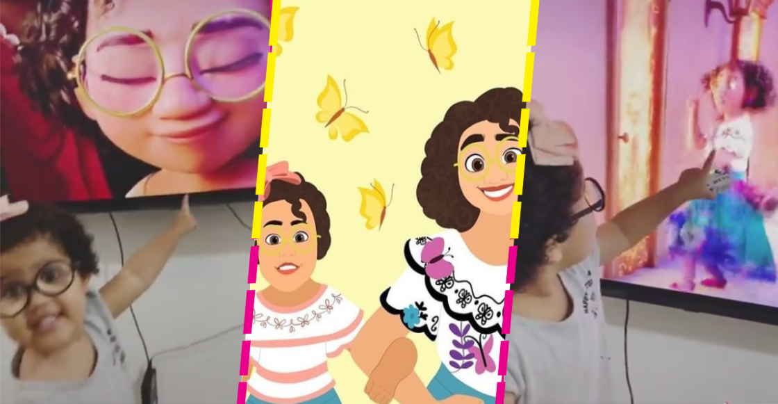 La reacción de una niña al ver su parecido con Mirabel de ‘Encanto’