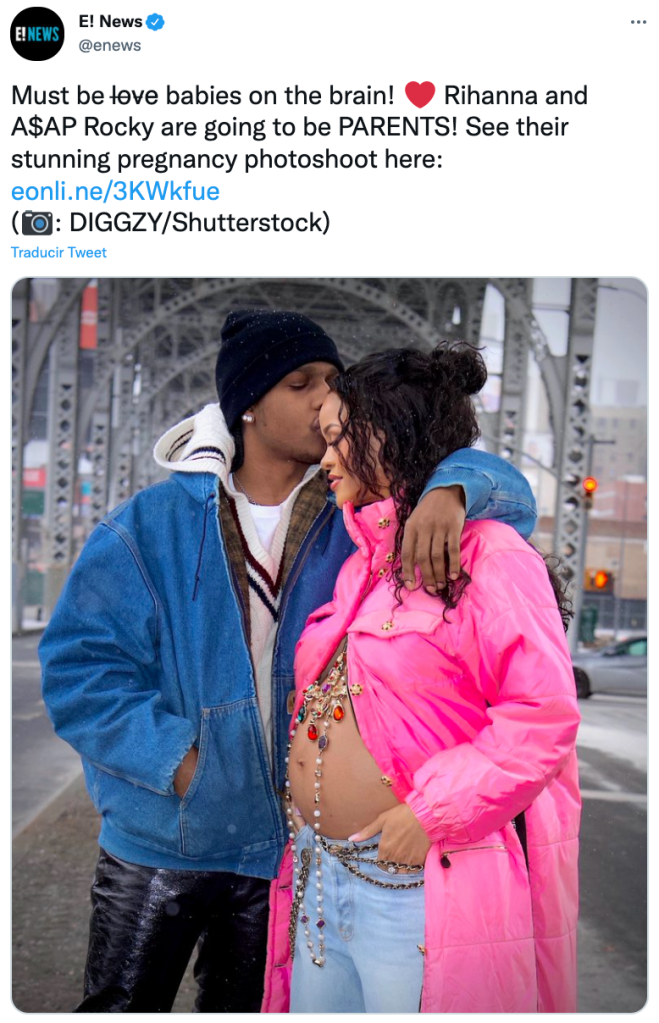 Rihanna está esperando a su primer bebé con A$AP Rocky