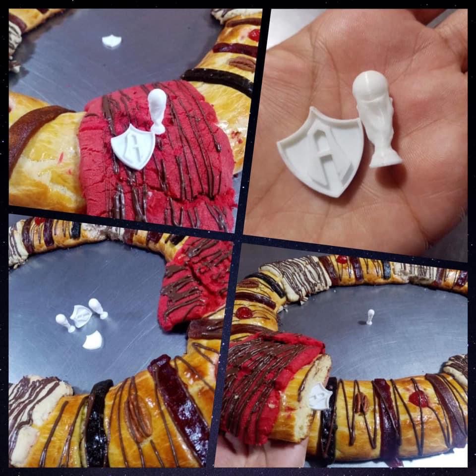 Para campeones: Crean Rosca de Reyes con escudos del Atlas para celebrar el título de Liga MX