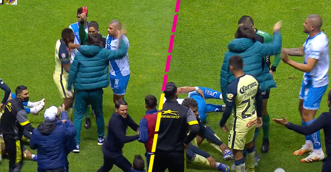 ¡No te calientes, plancha! Santiago Solari invadió la cancha y lo expulsaron... y todo por una amarilla a Roger Martínez