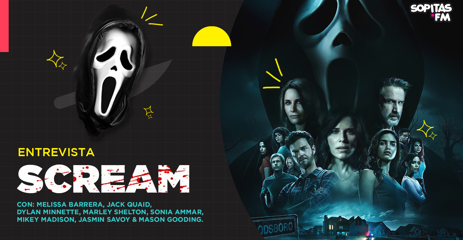 ¿Habrá más? El elenco de 'Scream' nos habla del regreso de la franquicia noventera