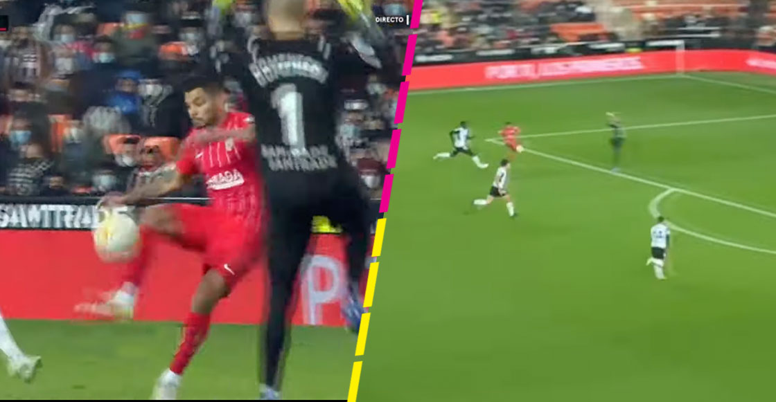 ¡Iba a ser un golazo! El sombrerito del 'Tecatito' Corona que casi le da el triunfo al Sevilla