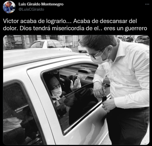 Él es Victor Escobar, primer paciente no terminal que muere por eutanasia en América Latina