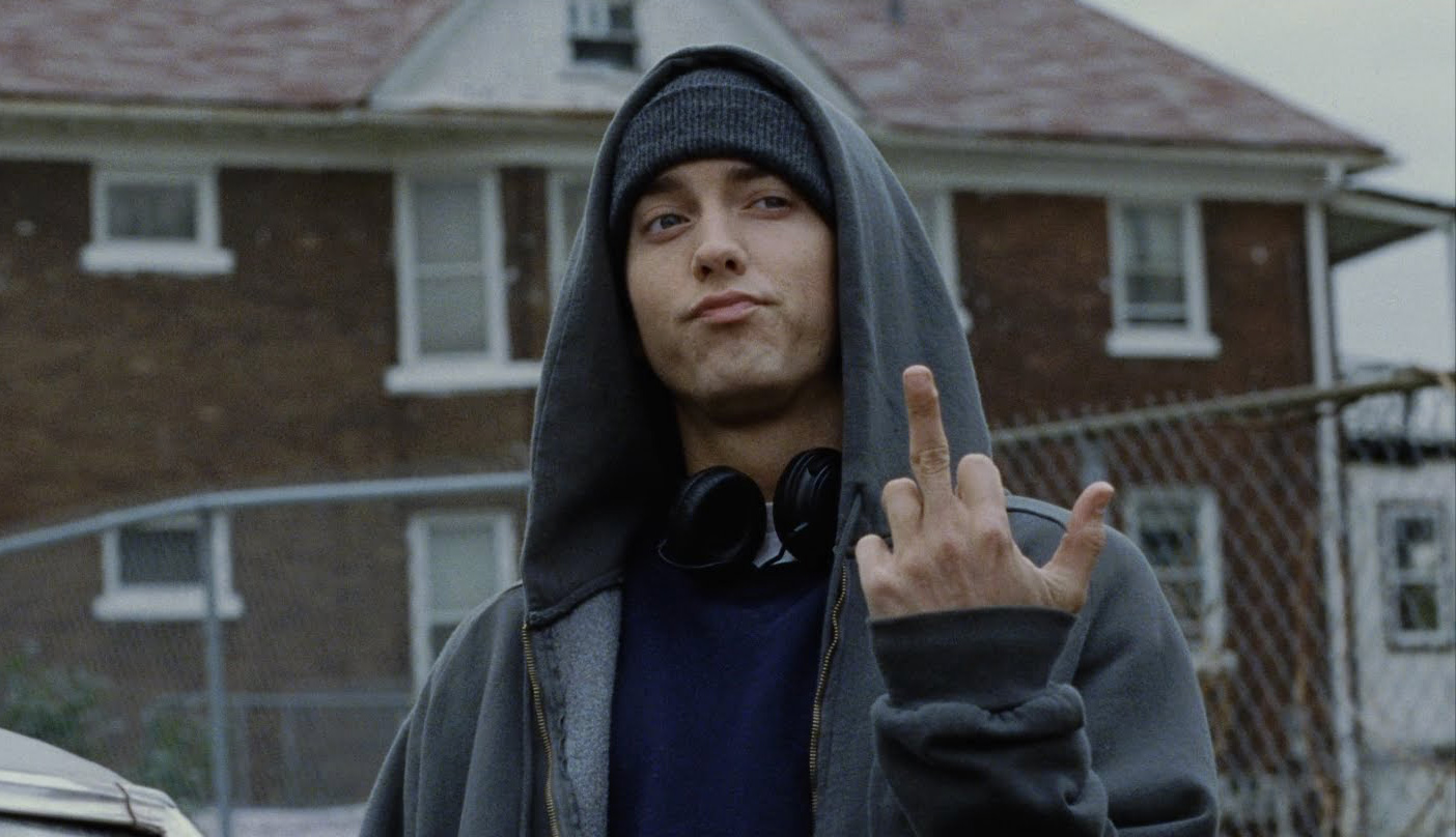 Eminem como B-Rabbit en '8 Mile' 