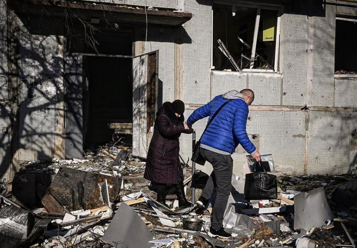 Explosiones en Ucrania provocadas por Rusia