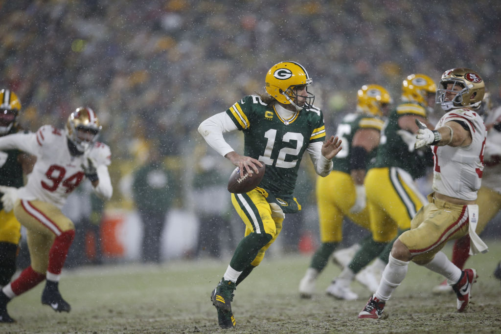 Aaron Rodgers con los Packers