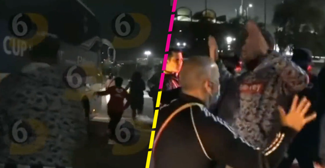 Aficionados de Monterrey interceptan el camión de Rayados: "Bájate por las buenas, Aguirre"