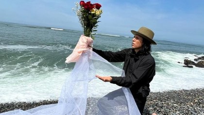ambientalista boda con el mar 2