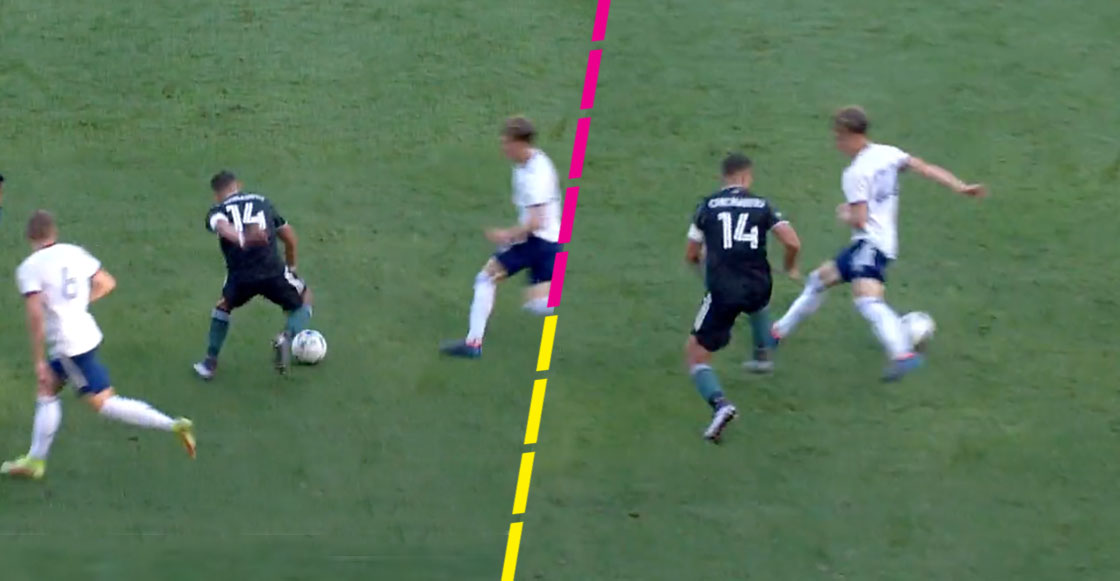 ¡Ojo aquí, 'Tata'! El doblete y el jugadón de crack (con túnel y todo) de 'Chicharito' con el Galaxy