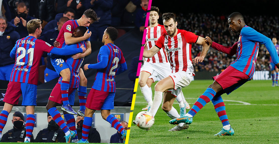 ¡Sácale la uña! El golazo de Dembélé en la goleada del Barcelona ante el Athletic