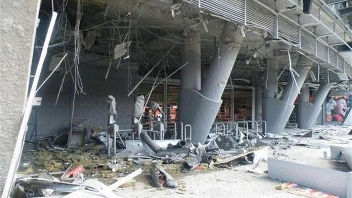 Donbass Arena, casa del Shakhtar Donetsk tras ataques de dos bombas