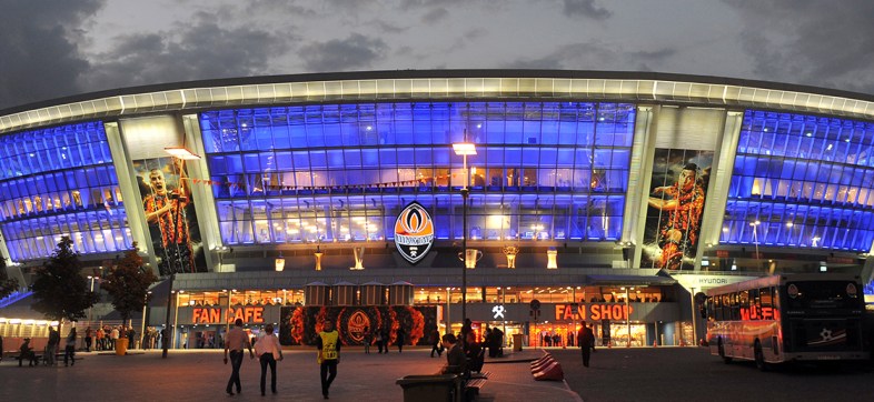 Donbass Arena, el estadio del Shakhtar Donetsk que no puede utilizar por el conflicto Rusia-Ucrania