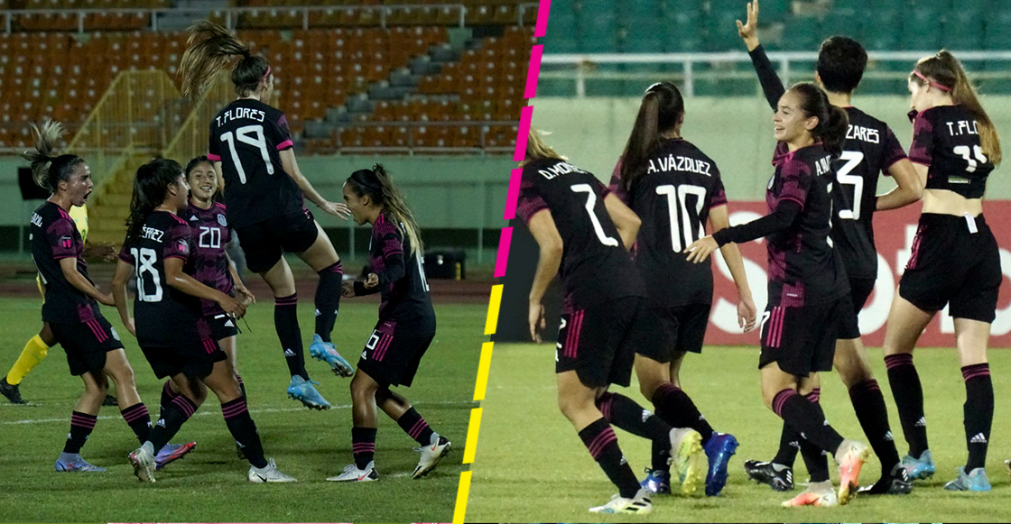 Doblete de Maldonado y gol de Tatiana Flores en la victoria de México Guyana en el Premundial Sub 20