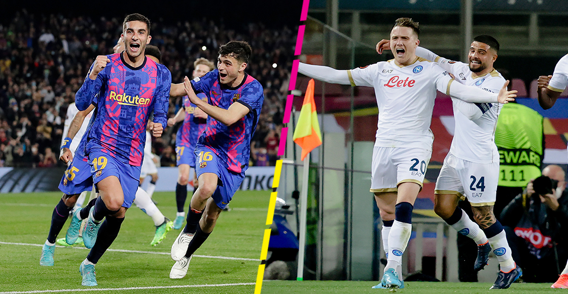 ¡Nada para nadie! Los goles (y la polémica) del Barcelona vs Napoli de Europa League