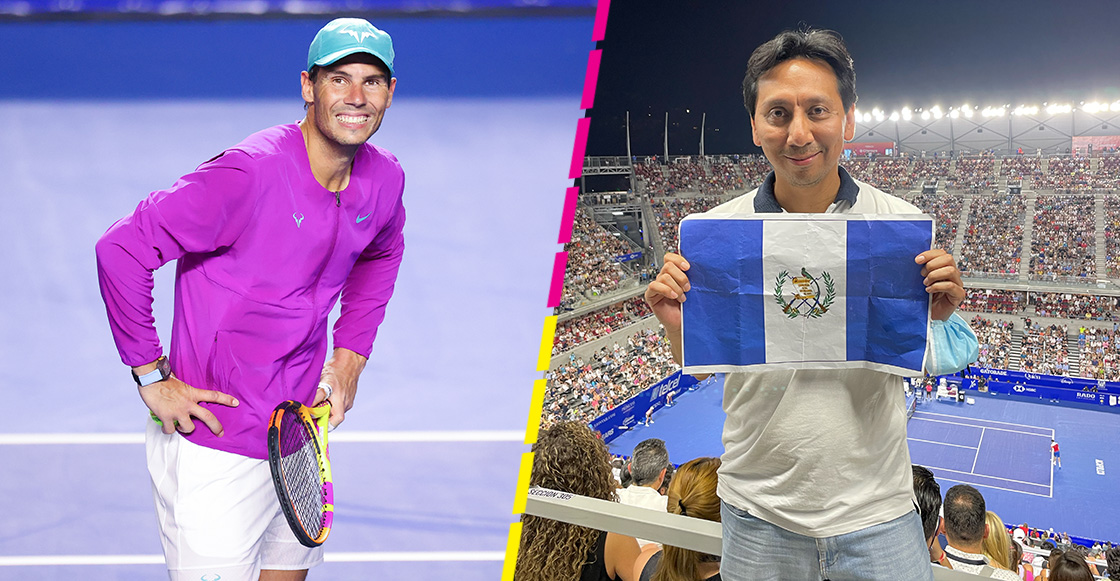 La historia de Byron, el fan guatemalteco que viajó a Acapulco para ver a Nadal