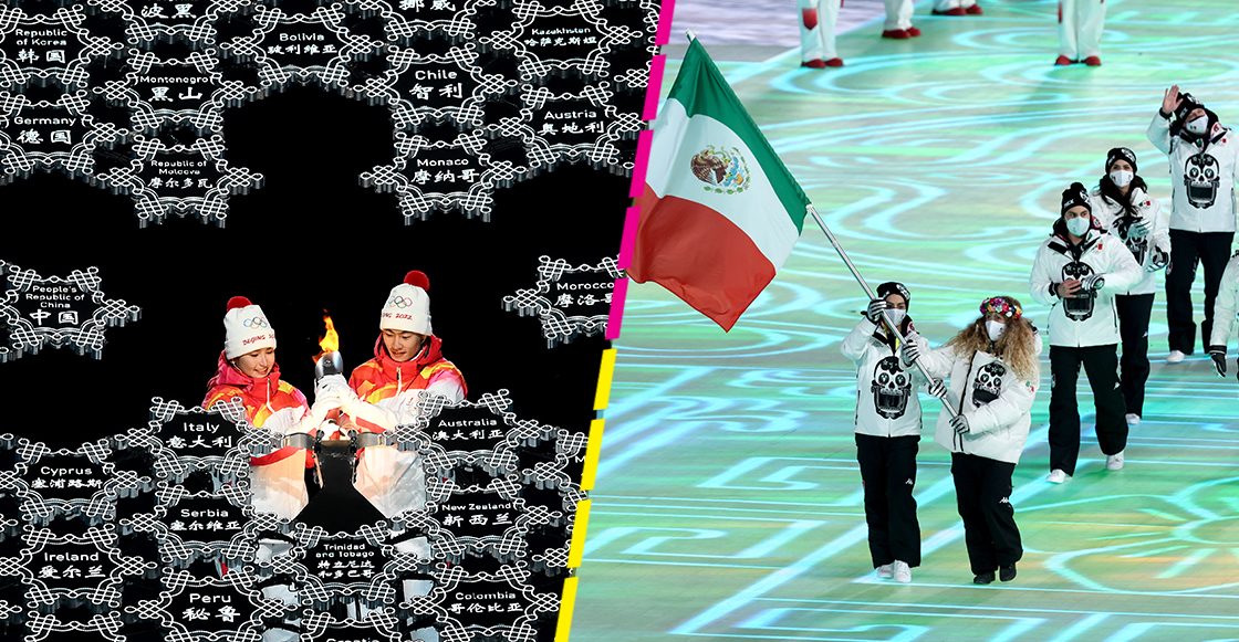 ¡México lució espectacular! Las imágenes de la inauguración de los Juegos Olímpicos de Invierno Beijing 2022
