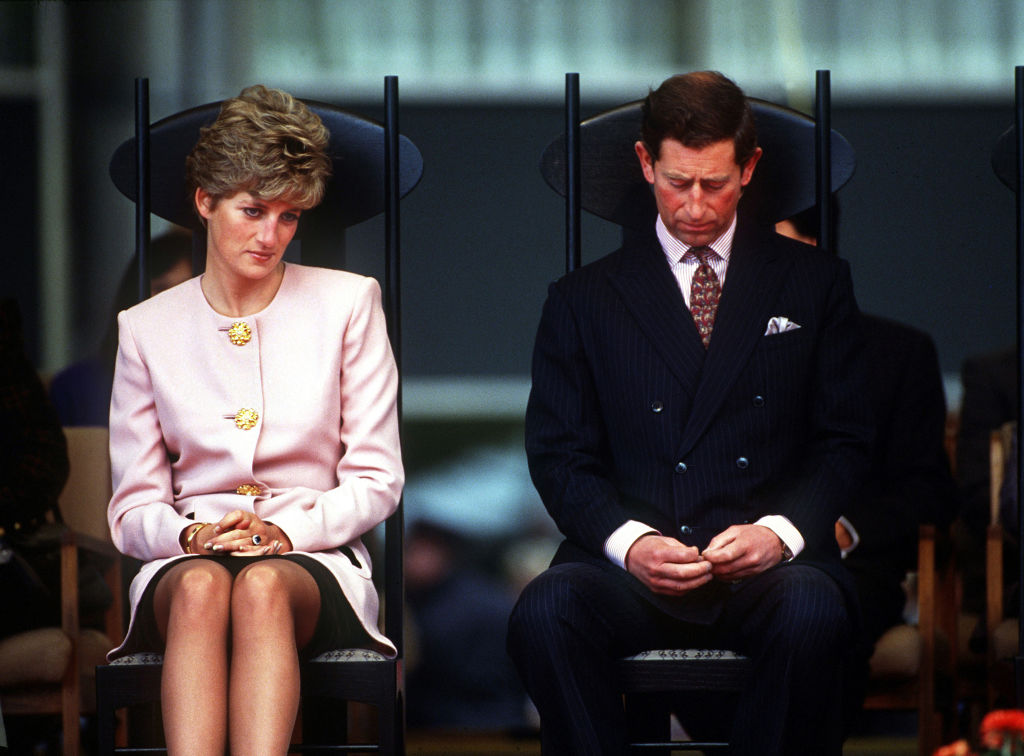 Lady D y el príncipe Carlos en 1991