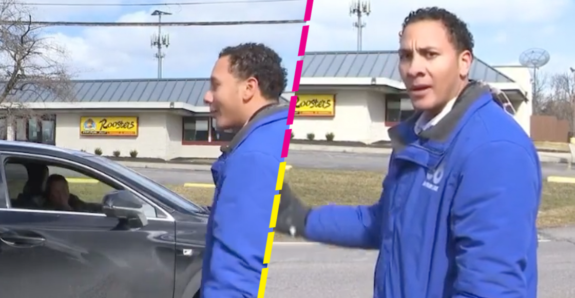 Mamá de un reportero interrumpe transmisión para saludarlo