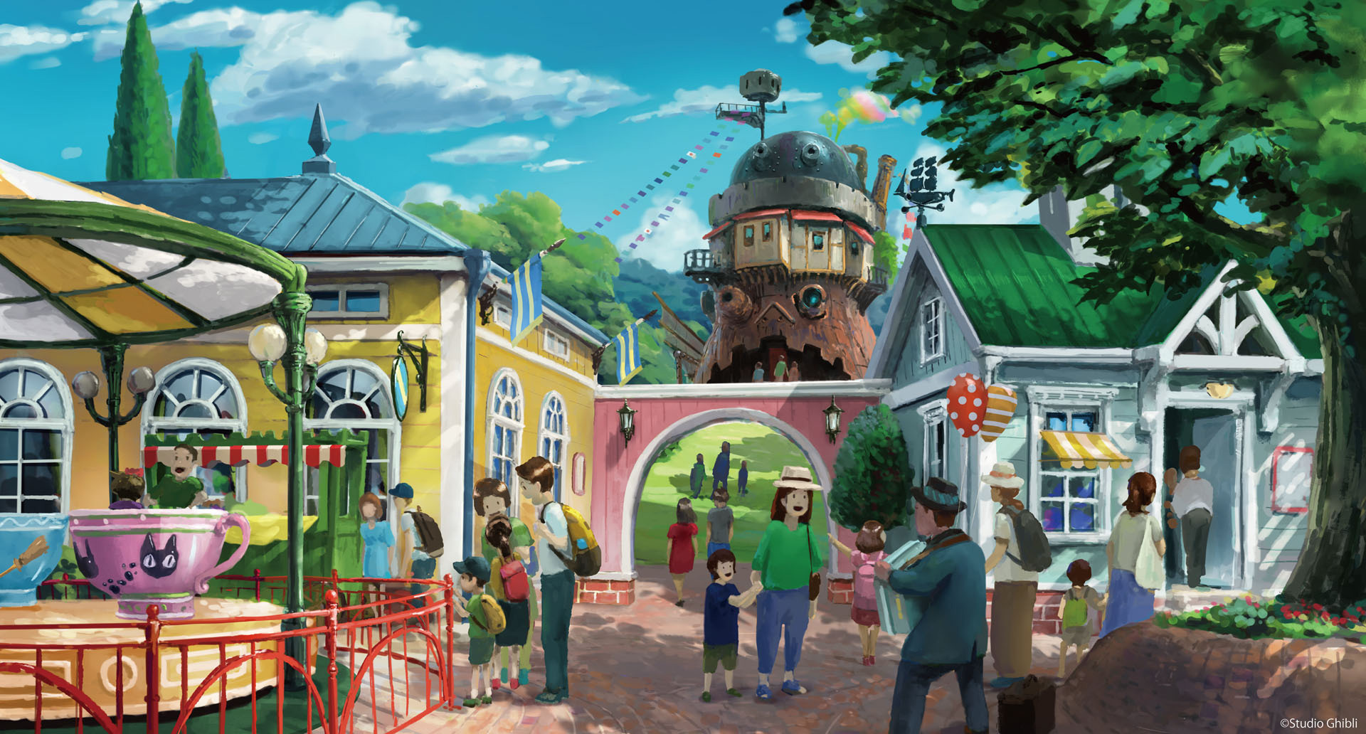 Así lucirá el espectacular parque temático de Studio Ghibli