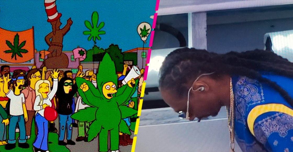 ¡Buen "viaje"! Snoop Dogg es captado fumando marihuana antes del show de medio tiempo del Super Bowl