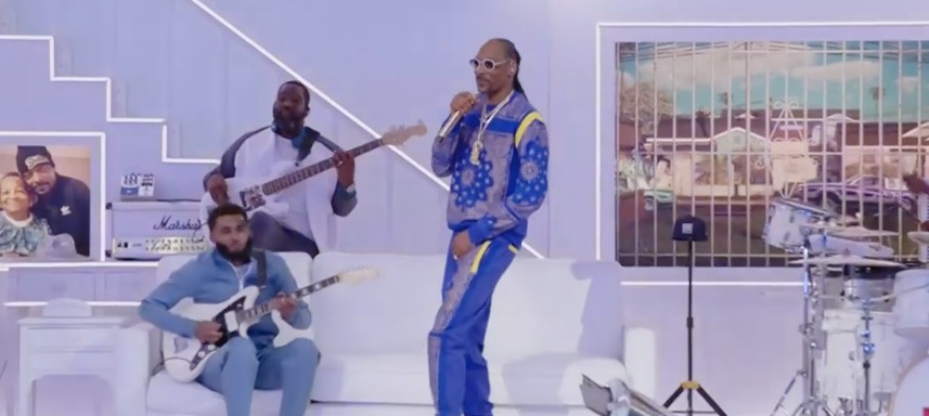 Snoop Dogg en el show de medio tiempo de la NF