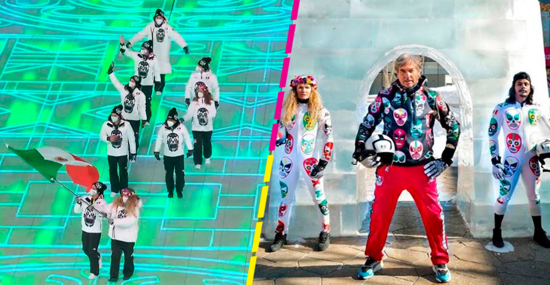 ¡Son hermosos! Todo sobre los uniformes inspirados en lucha libre de delegación mexicana en Beijing 2022