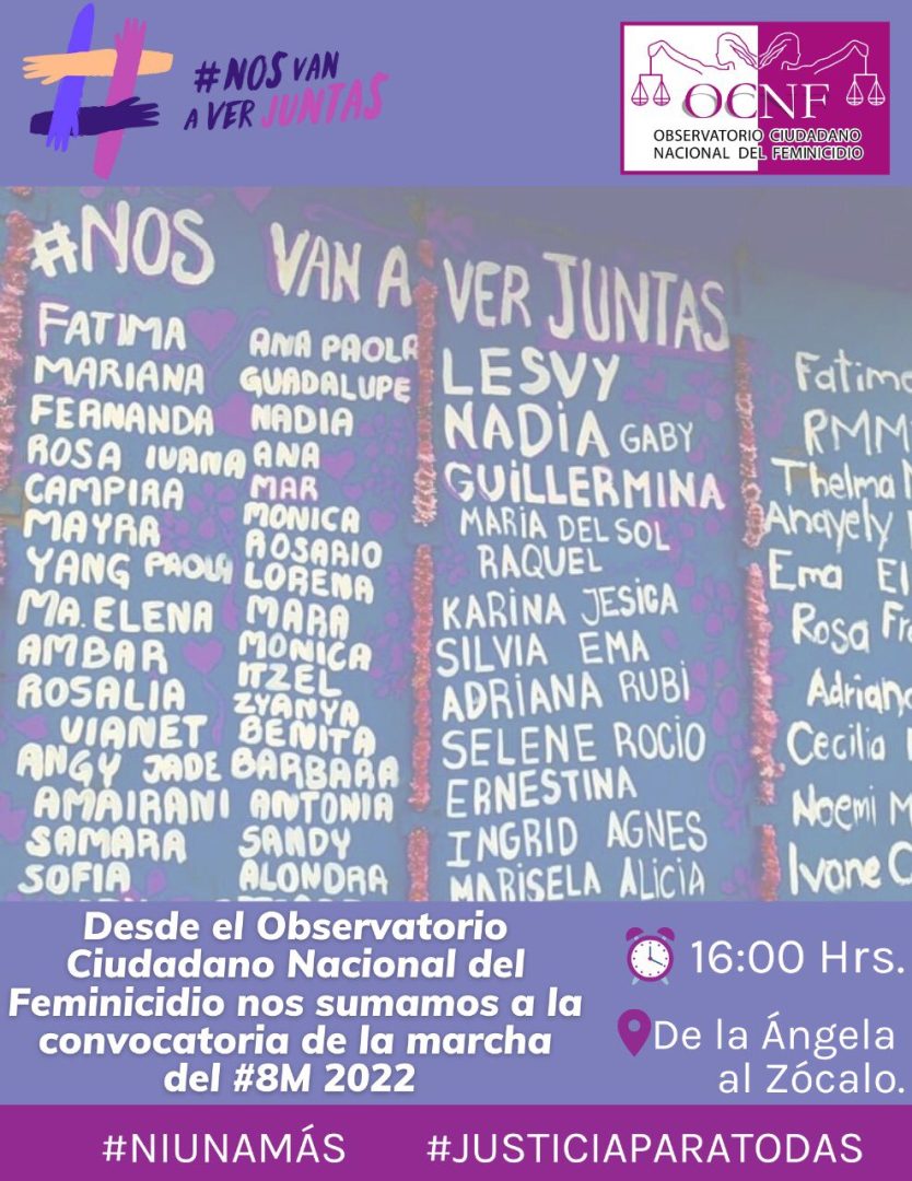 Rutas, horarios y contingentes de la marcha del 8M en la CDMX y Edomex