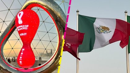 Bandera de México Mundial de Qatar