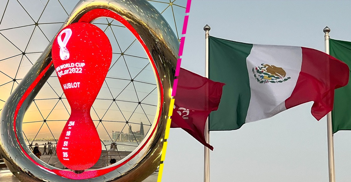 Bandera de México Mundial de Qatar
