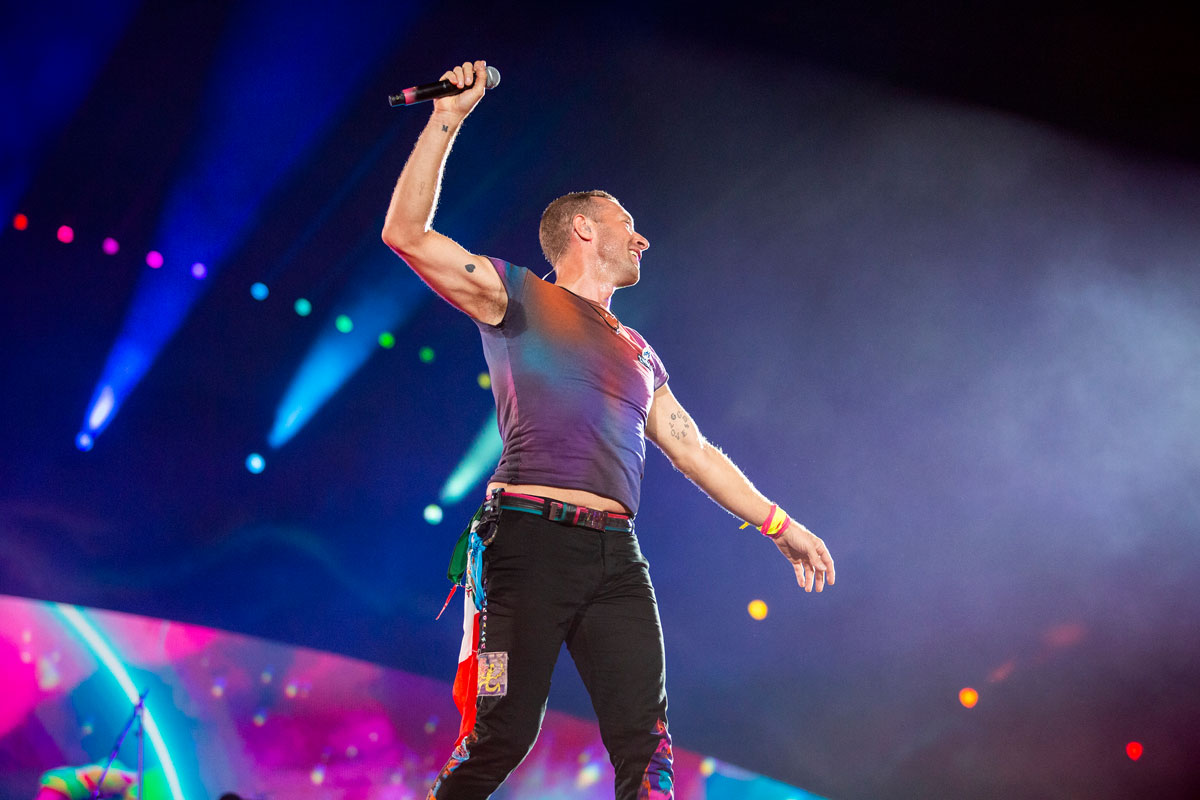 Concierto de Coldplay en Monterrey Mexico 2022
