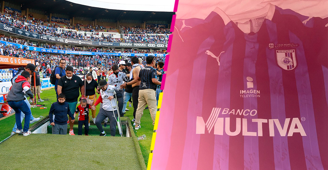 Aficionada de Gallos ya encontró al fan que le dio su playera para salir a salvo del Querétaro vs Atlas