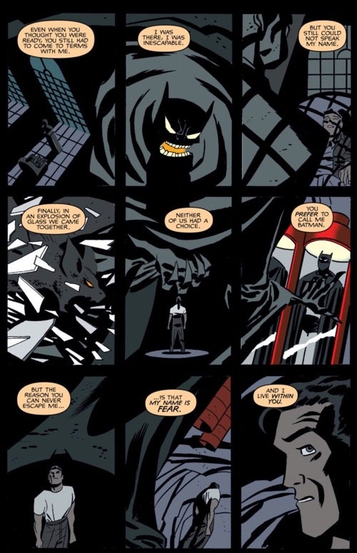 Batman y Bruce en 'Ego' 