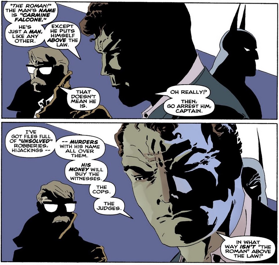 Batman reunido con Dent y Gordon 