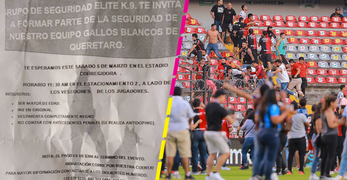¿Cuánto pagó la empresa K9 a los elementos de seguridad para el Querétaro vs Atlas?